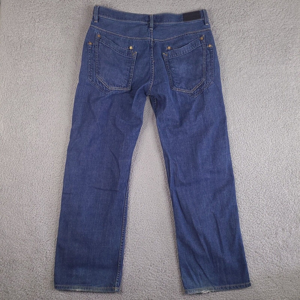 Sean John Jeans‎ Mens 36x31 Blue Cotton Relaxed Straight Hip Hop Denim